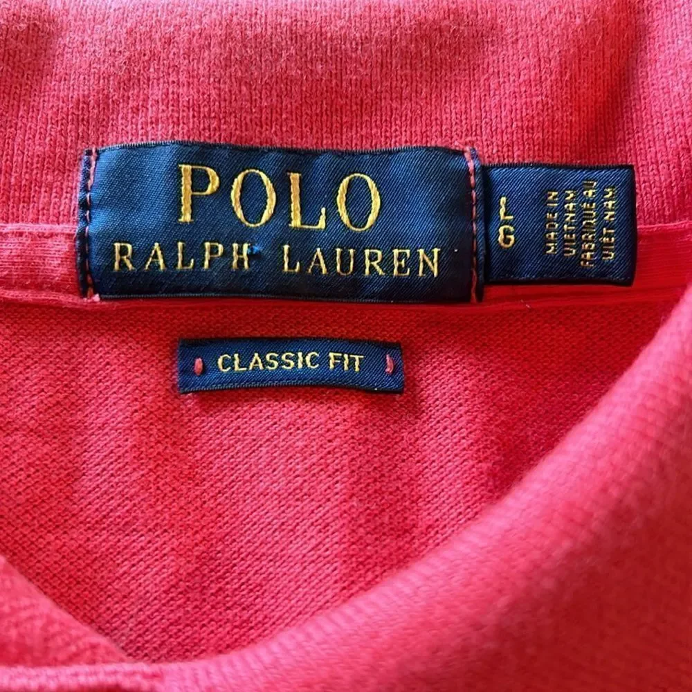 Polo Ralph Lauren Mens Red Polo Shirt